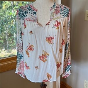 Lucky Brand Multicolor Floral Top